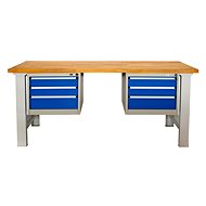 Enprag Workshop Prefabricated Workbench with Containers. Height: 850mm Board width: 2000mm Board - Workbench