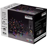 ENTAC LED Christmas chain 9 m, outdoor, multicolour, 120 LEDs - Light Chain