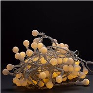 ENTAC LED Christmas chain 9 m, outdoor, warm light, 120 LED balls - Light Chain