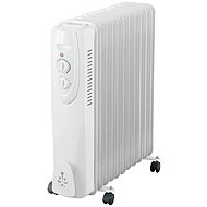Entac Oil radiator, 3 power levels, max 2500 W, thermostat, 11 fins, castors - Oil Radiator