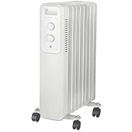 Entac Oil radiator, 3 power levels, max 2000 W, thermostat, 9 fins, on castors - Oil Radiator