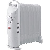 Entac Small oil radiator, 1000 W, thermostat, 9 fins - Oil Radiator
