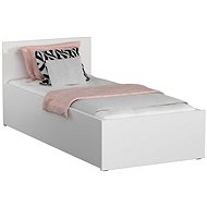 Eoshop Dřevěná postel DM1 90 × 200 cm + rošt, bílá - Postel