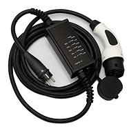 BACHTEC Type 2 (Mennekes) / Schuko (230V), 16A - 230V - 5m, Tesla button - EV Charging Cable