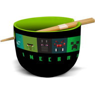 Minecraft ramen bowl and chopsticks - gift set - Gift Set