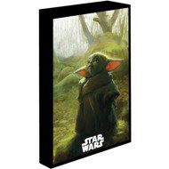 Star Wars Baby Yoda, 30 × 40 cm - LED lighted image - Painting