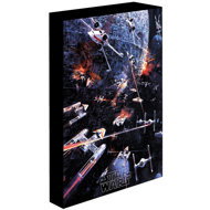 Star Wars, 30 × 40 cm - LED illuminated image - Painting