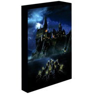 Harry Potter - Hogwarts, 30 × 40 cm - LED illuminated painting - Painting