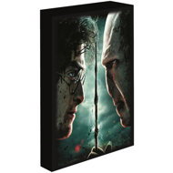 Harry Potter - Harry vs. Voldemort, 30 × 40 cm - LED illuminated painting - Painting