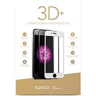 Epico Glass 3D+ pro iPhone 8, bílé - Üvegfólia