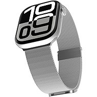 Epico Milanese+ Strap for Apple Watch SE/Series 1-9 (38/40/41mm)/10-11 (42mm) - Silver - Watch Strap