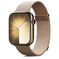 Epico Milanese+ na Apple Watch 42/44/45/49mm zlatý - Remienok na hodinky