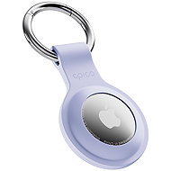 Epico Silicone Case for AirTag (1st-2nd Gen) with Full Back Cover - Violet - AirTag Key Ring