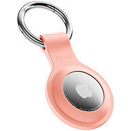 Epico Silicone Case for AirTag (1st-2nd Gen) with Full Back Cover - Pink - AirTag Key Ring