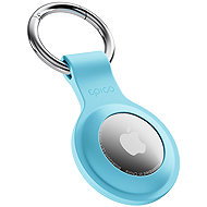 Epico Silicone Case for AirTag (1st-2nd Gen) with Full Back Cover - Light Blue - AirTag Key Ring