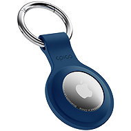 Epico Silicone Case for AirTag (1st-2nd Gen) with Full Back Cover - Dark Blue - AirTag Key Ring