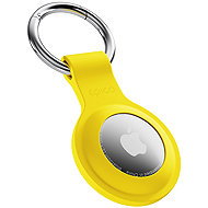 Epico Silicone Case for AirTag (1st-2nd Gen) with Full Back Cover - Yellow - AirTag Key Ring