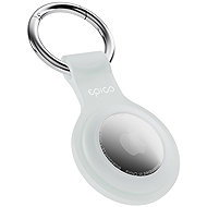 Epico Silicone Case for AirTag (1st–2nd Gen) with Full Back – Transparent - AirTag Key Ring