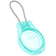 Epico Rugged Case for AirTag (1st–2nd Gen) – Turquoise Transparent - AirTag Case