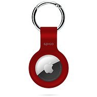 Epico Silikonhülle für AirTag - rot - Schlüsselanhänger