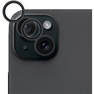 Epico iPhone 15/15 Plus kamera védő fólia - alumínium, fekete - Kamera védő fólia