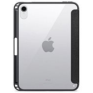Epico Clear Flip Case iPad mini 6 2021 (8,3") átlátszó fekete tok - Tablet tok