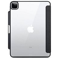 Epico Clear Flip Case iPad Pro 12.9" (2021/2022) - schwarz transparent - Tablet-Hülle