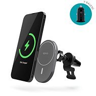 Epico Eclipse 15W Wireless Car Charger (MagSafe compatible, adapter included in the package) - Space Gray - MagSafe Car Mount