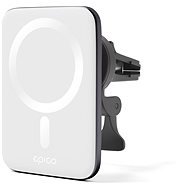 Epico Ultrathin Wireless Car Charger MagSafe compatible ezüst / fehér - MagSafe mobiltelefon tartó