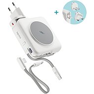 Epico UltraPack 3in1 10 000mAh Mag+ travel power bank and ET50 AC adapter - white - Power Bank