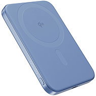 Epico UltraPack Qi2 Slim 5000mAh Aluminium Mag+ Wireless Power Bank EM51, Light Blue - Power Bank