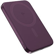Epico UltraPack Qi2 Slim 5000 mAh Aluminium Mag+ Wireless Power Bank EM51, Dark Purple - Power Bank