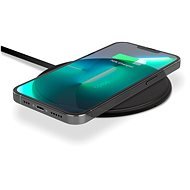 Epico Ultrathin 10W Wireless Charger with Integrated Cable - Black - Wireless Charger