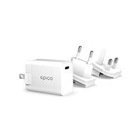 EPICO 20W PD Charger with Changeanle Plug (EU.UK) - White - AC Adapter