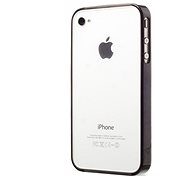 Epico thin plastic frame for iPhone 4 / 4S black transparent - Small Frame