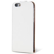Epico Ledertasche für iPhone 6/6S mit Schnalle weiß - Handyhülle