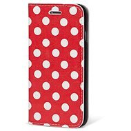 Epico Color Flip Red Dottie iPhone 6-hoz - Mobiltelefon tok