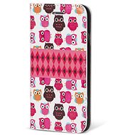 Epico Color Flip Pink Owl iPhone 7/8-hoz - Mobiltelefon tok