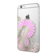Epico Hoco Flower for iPhone 6 / 6S transparent white / pink - Phone Cover