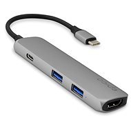 Epico USB Type-C Hub Multi-Port 4k HDMI - Space Grey/black - Port-Replikator