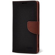 Epico Flip Case for Sony Xperia Z3 (L55T) - black and brown - Phone Case