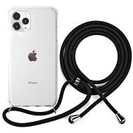 Epico Nake String Case iPhone 11 Pro Max – biela transparentná/čierna - Kryt na mobil