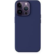 Epico Silikoncover für iPhone 14 Plus mit Unterstützung für MagSafe-Anschlüsse - blau - Handyhülle