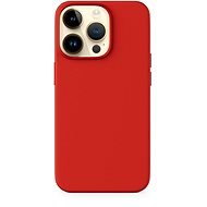 Epico Silikoncover für iPhone 14 Plus mit Unterstützung für MagSafe-Anschlüsse - dunkelrot - Handyhülle