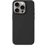 Epico Mag+ silicone cover for iPhone 15 Pro Max with MagSafe support - black - Phone Cover