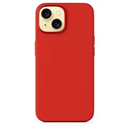 Epico Mag+ silicone cover for iPhone 15 Plus with MagSafe support - dark red - Phone Cover