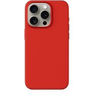 Epico Mag+ silikonový kryt pro iPhone 15 Pro s podporou MagSafe - tmavě červený - Phone Cover