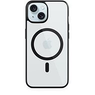 Epico Mag+ Hero Cover for iPhone 15 Plus with MagSafe Support - Transparent Black - Phone Cover