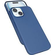 Epico Mag+ kožený kryt iPhone 15 - modrý - Phone Cover