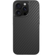 Epico Mag+ Hybrid Carbon iPhone 16 Pro Cover - Black - Phone Cover